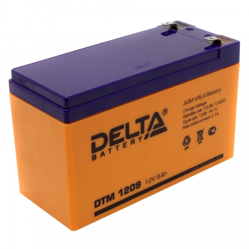 Аккумулятор Delta DTM 1209 (12V / 9Ah, AGM)