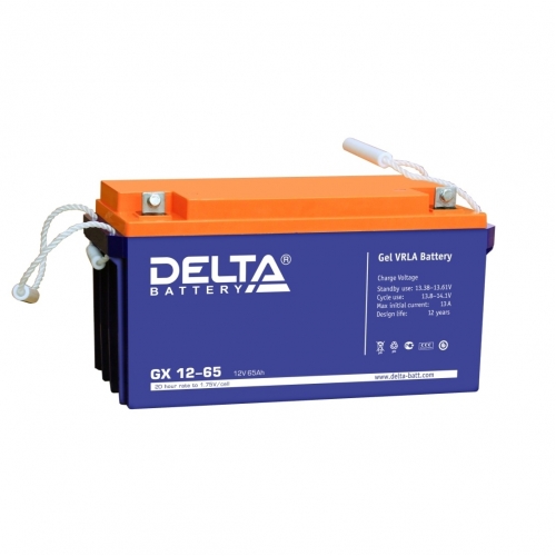 Аккумулятор Delta GX 12-65 (12V / 65Ah)