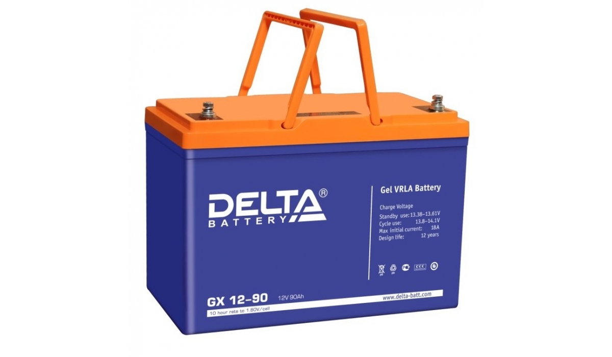 Аккумулятор Delta GX 12-90 (12V / 90Ah)