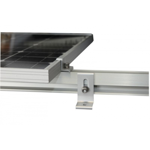 Профиль для крепления солнечных модулей алюминиевый (длина 2,40м)