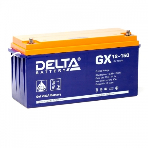 Delta GX 12-150 (12V / 150Ah) Гелевый аккумулятор